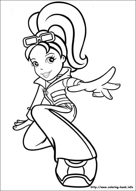 Polly Pocket coloring picture