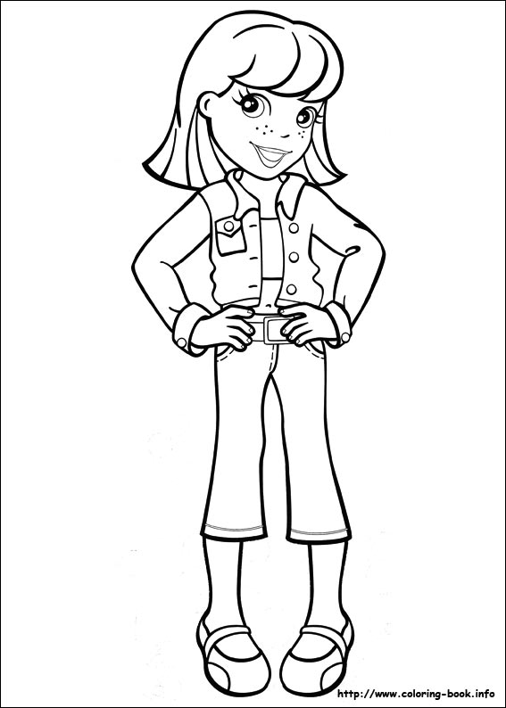 Polly Pocket coloring picture