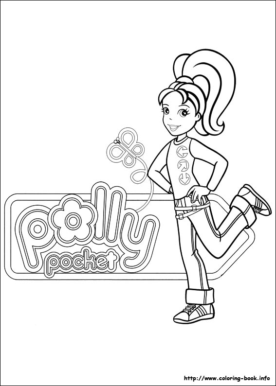 Polly Pocket coloring picture