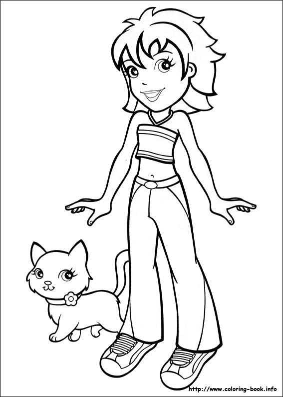 Polly Pocket coloring picture