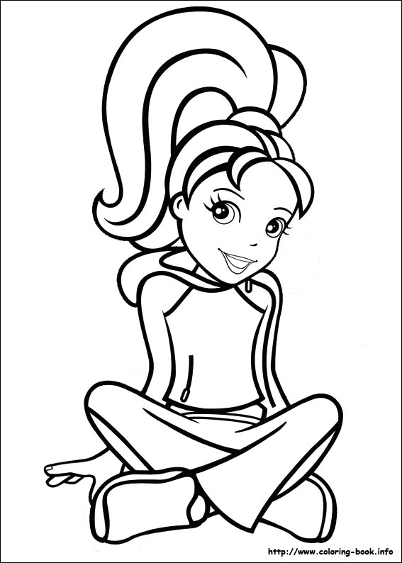 Polly Pocket coloring picture