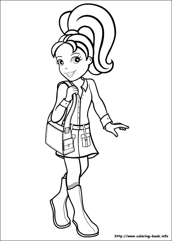 Polly Pocket coloring picture