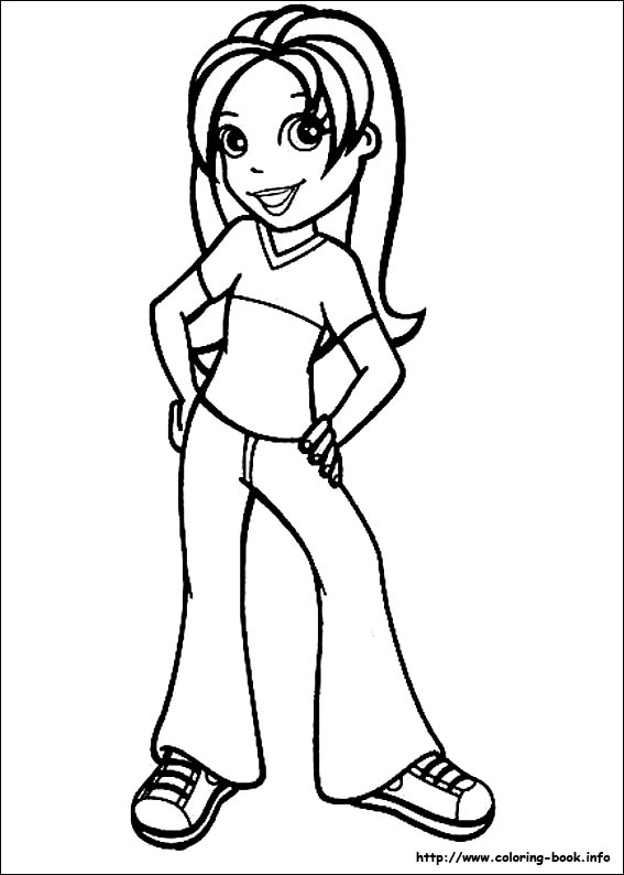 Polly Pocket coloring picture