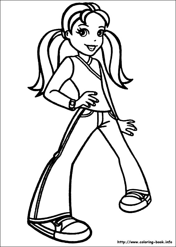 Polly Pocket coloring picture