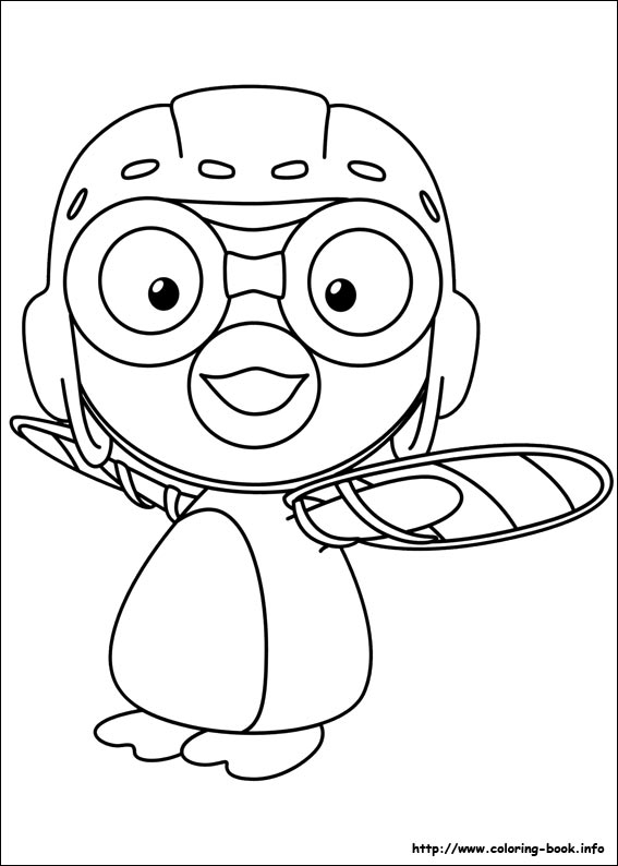 Pororo coloring picture