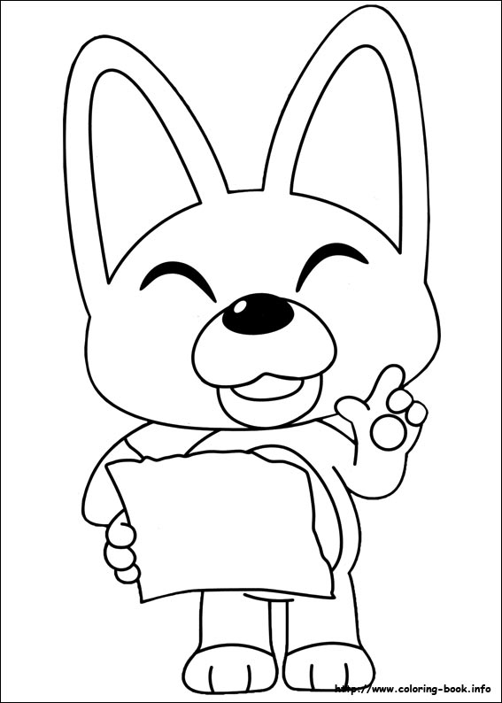 Pororo coloring picture