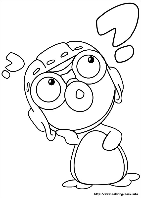 Pororo coloring picture