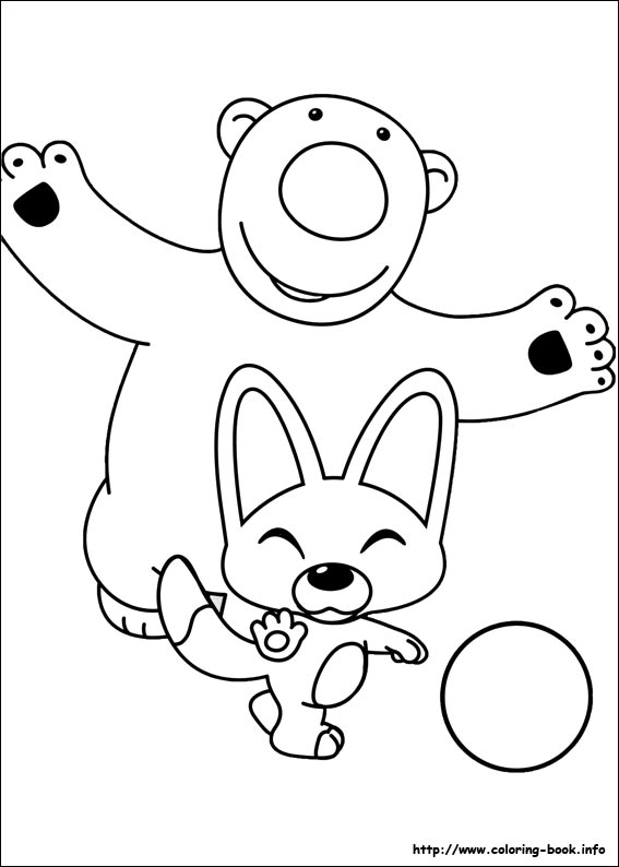 Pororo coloring picture