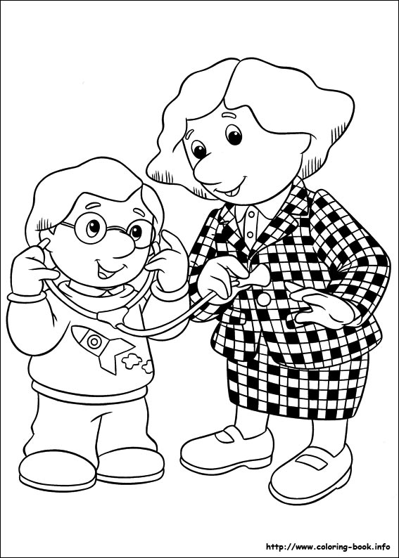 Postman Pat coloring picture