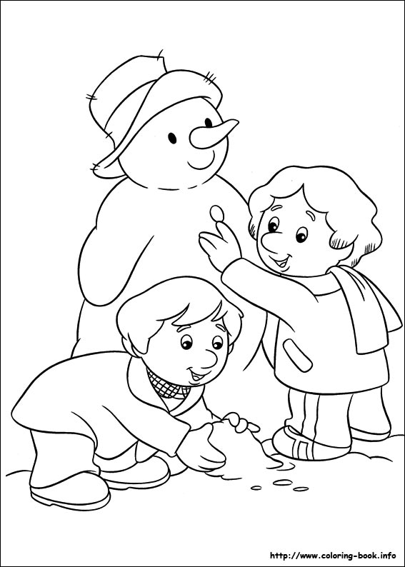 Postman Pat coloring picture