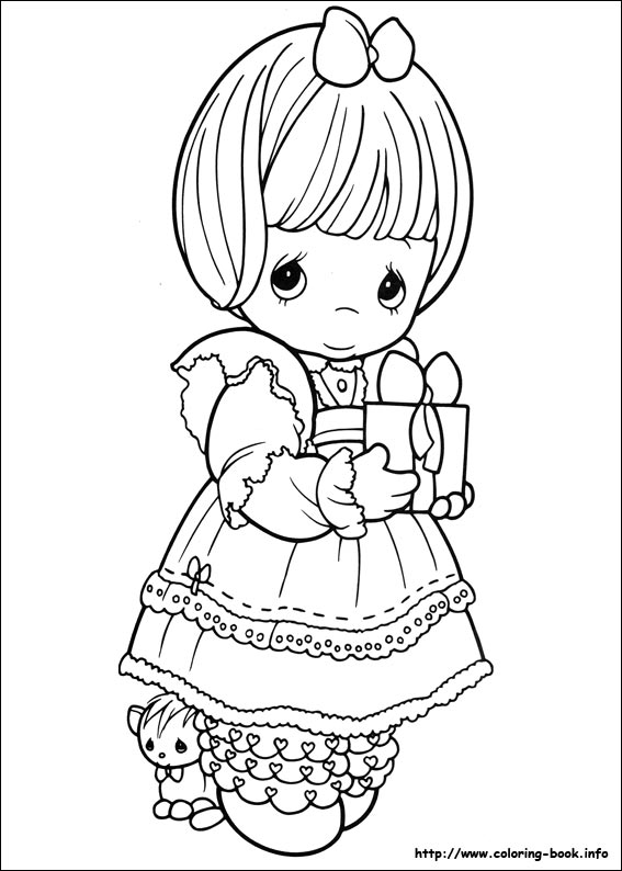 Precious Moments coloring picture