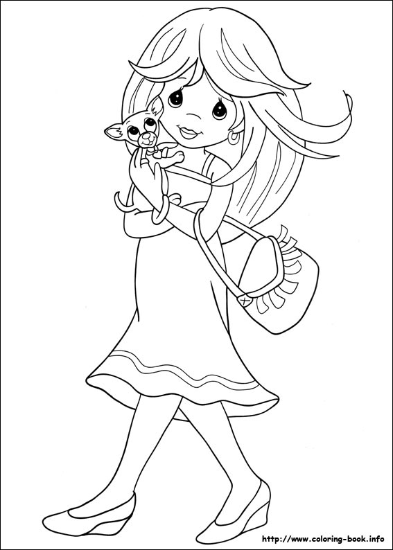 Precious Moments coloring picture