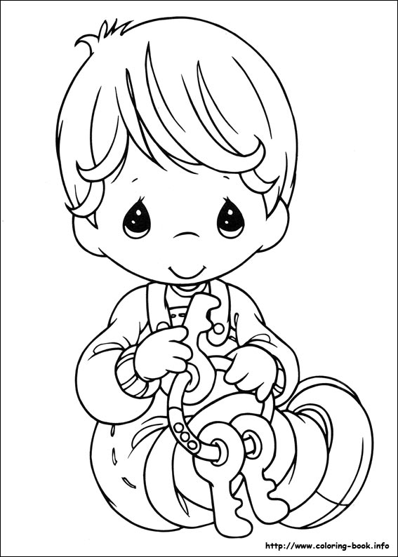 Precious Moments coloring picture