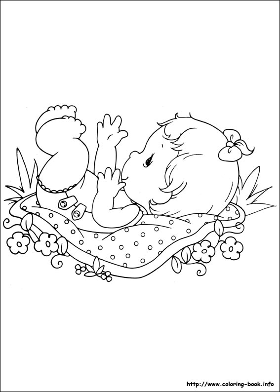 Precious Moments coloring picture