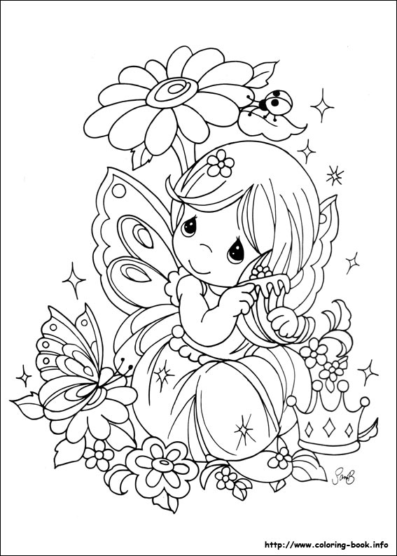 Precious Moments coloring picture