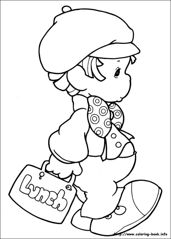 Precious Moments coloring picture