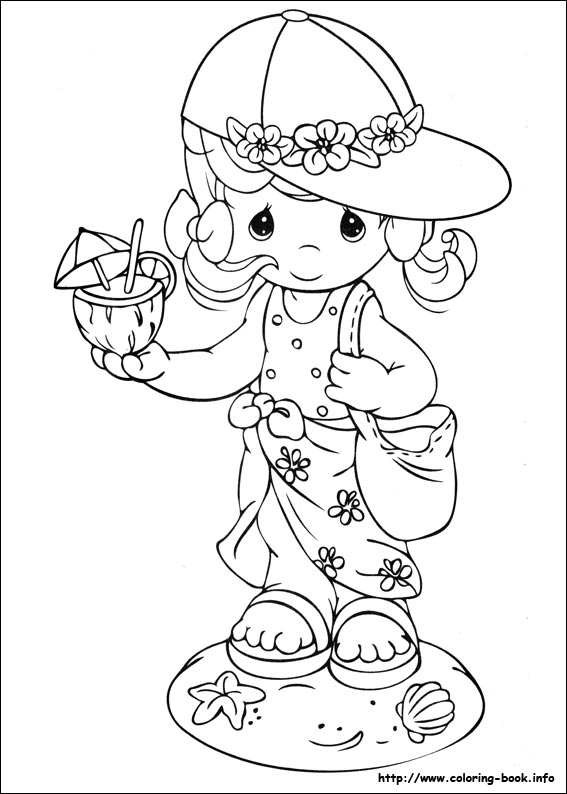 Precious Moments coloring picture