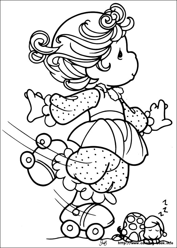 Precious Moments coloring picture