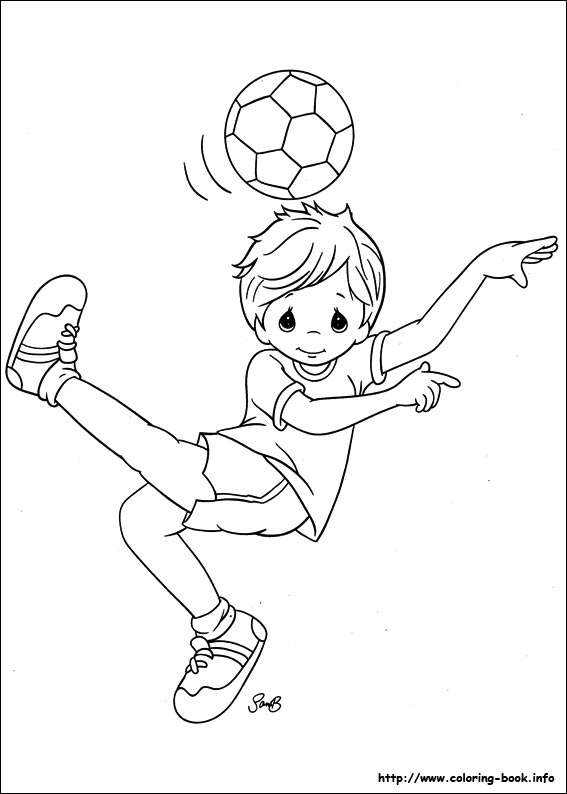 Precious Moments coloring picture