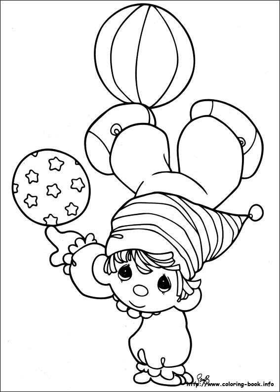 Precious Moments coloring picture