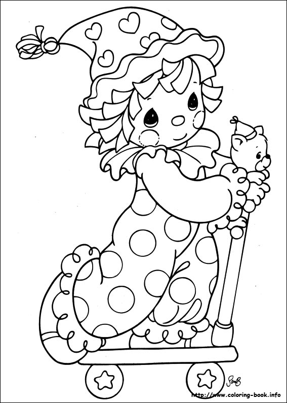 Precious Moments coloring picture