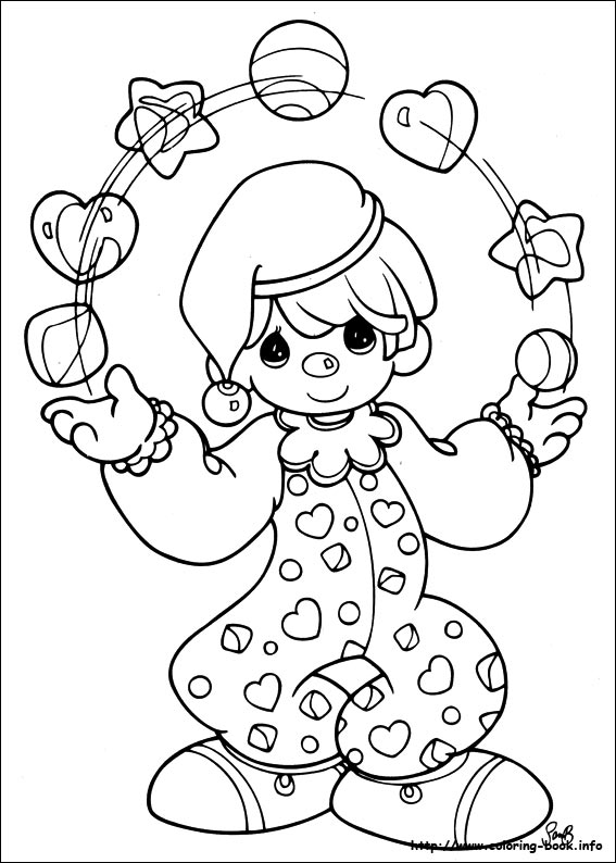 Precious Moments coloring picture