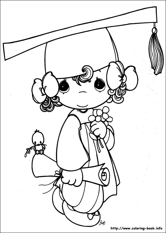 Precious Moments coloring picture