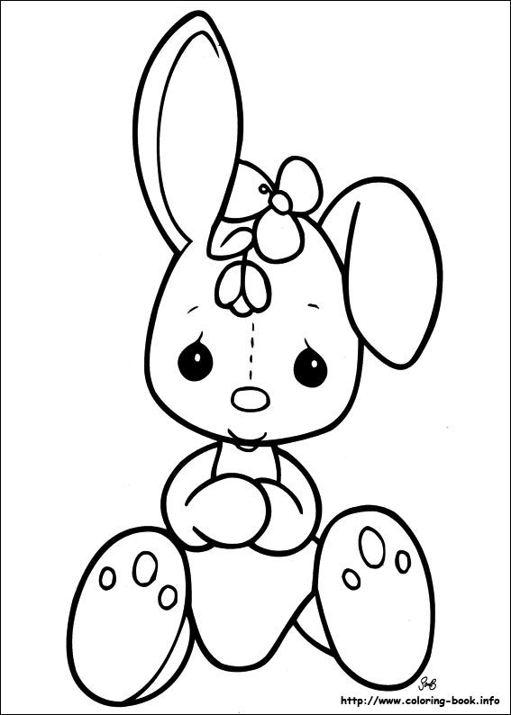 Precious Moments coloring picture