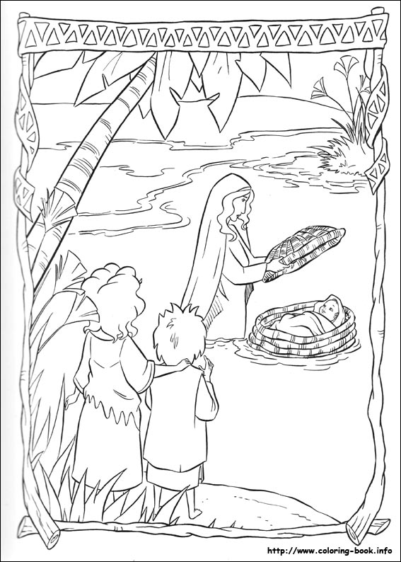 The Prince of Egypt coloring picture