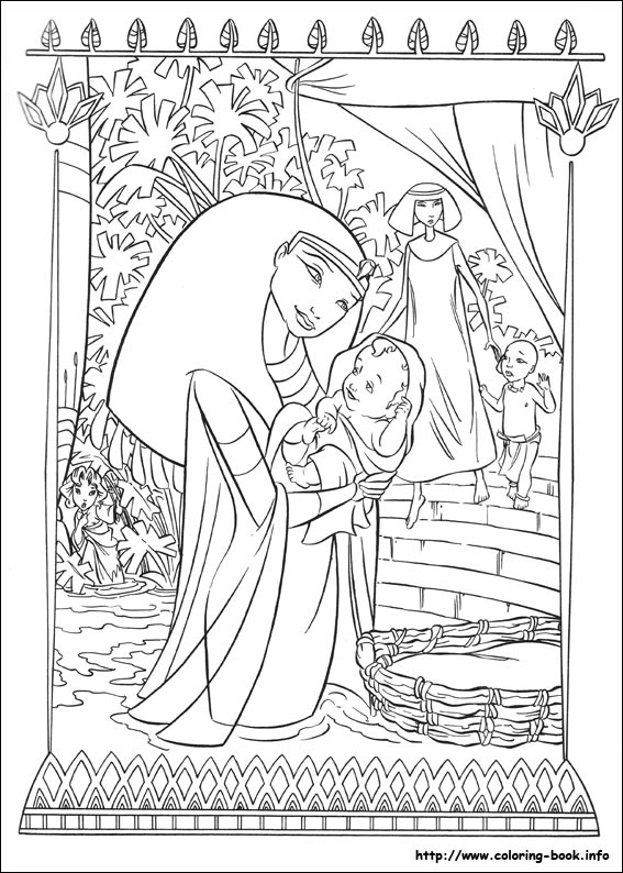 The Prince of Egypt coloring picture