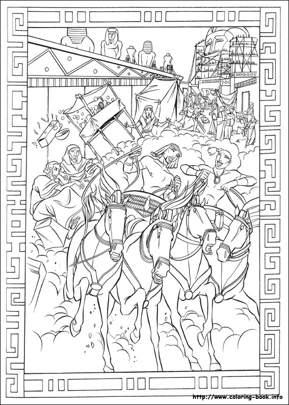 The Prince of Egypt coloring picture