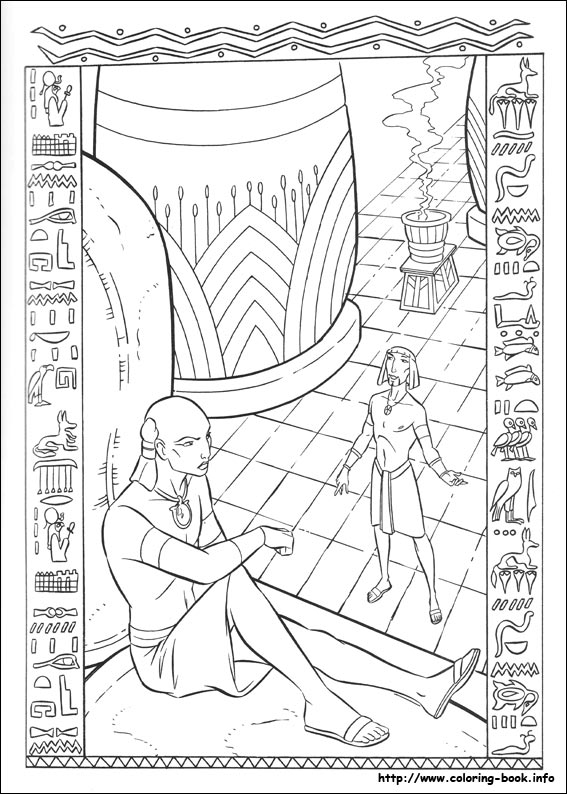 The Prince of Egypt coloring picture