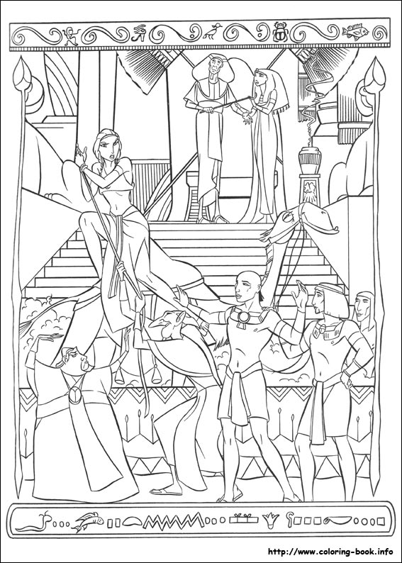 The Prince of Egypt coloring picture