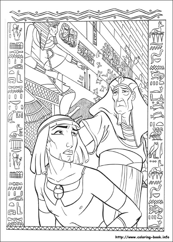 The Prince of Egypt coloring picture