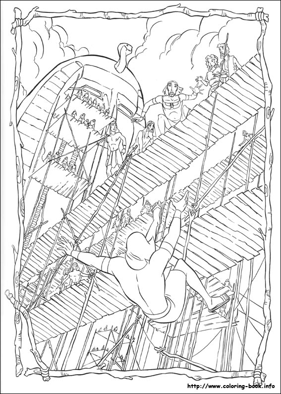 The Prince of Egypt coloring picture
