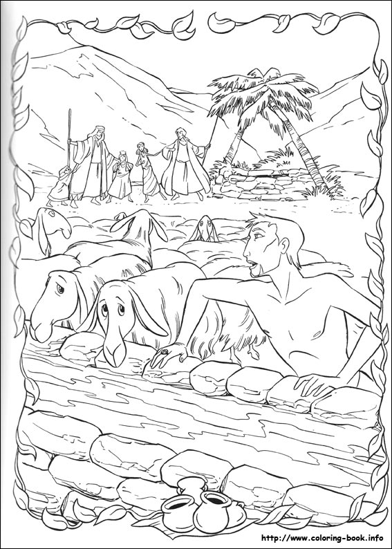 The Prince of Egypt coloring picture