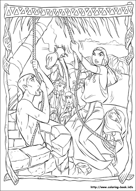 The Prince of Egypt coloring picture