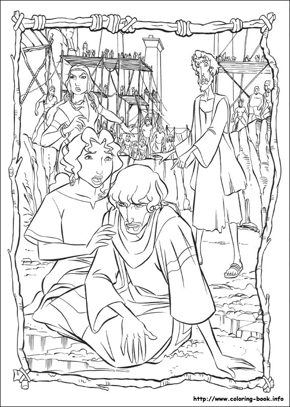 The Prince of Egypt coloring picture