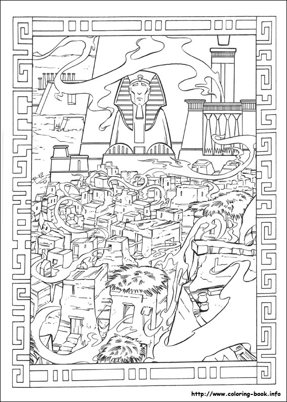 The Prince of Egypt coloring picture