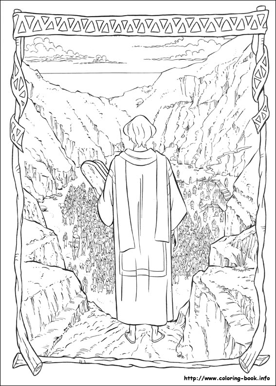 The Prince of Egypt coloring picture