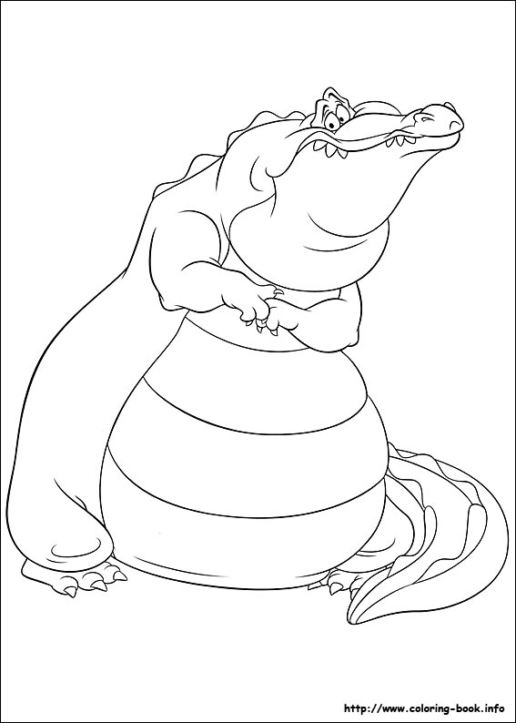 The Princess and the Frog coloring picture