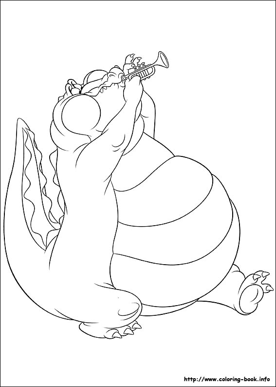 The Princess and the Frog coloring picture