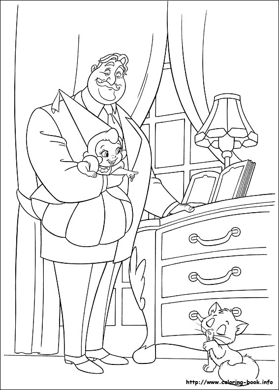 The Princess and the Frog coloring picture