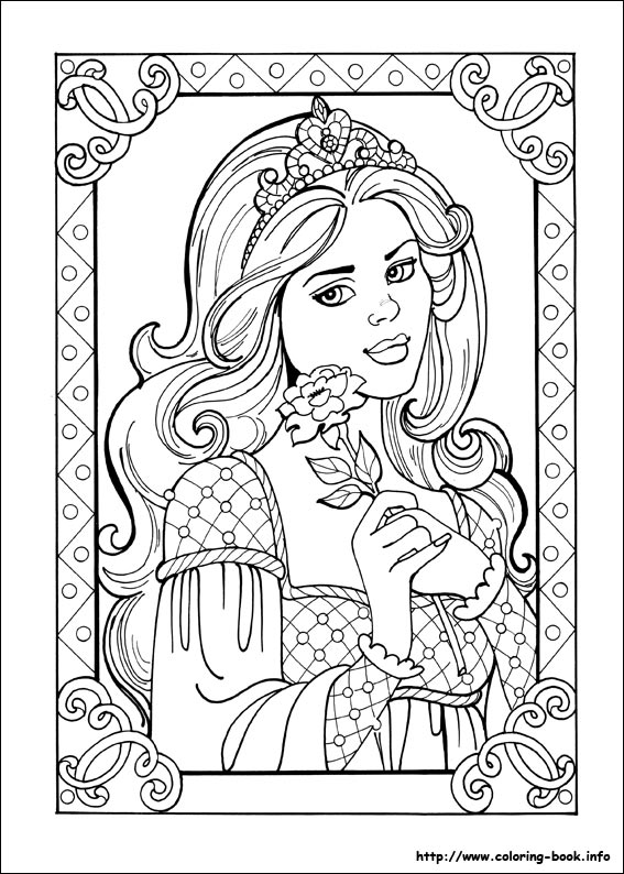 Princess Leonora coloring picture