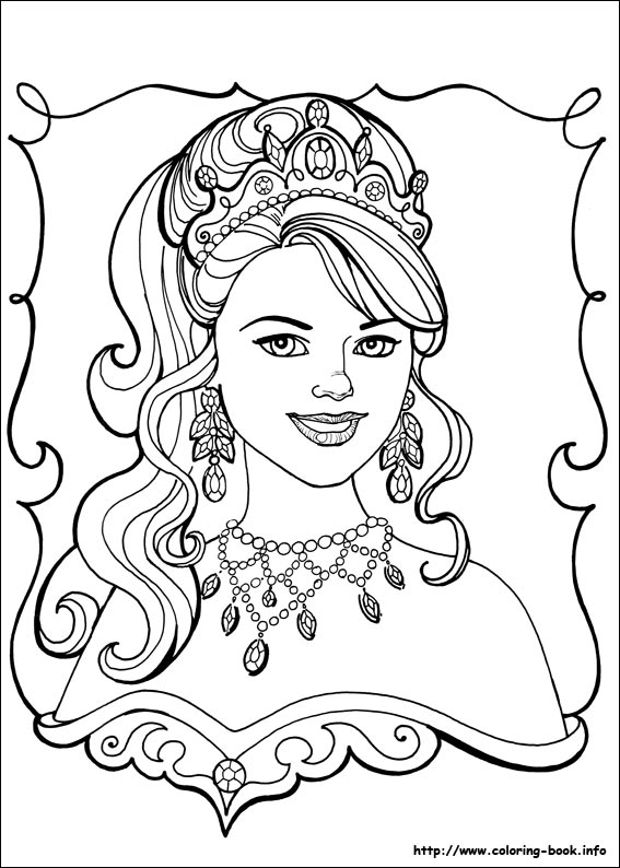 Princess Leonora coloring picture