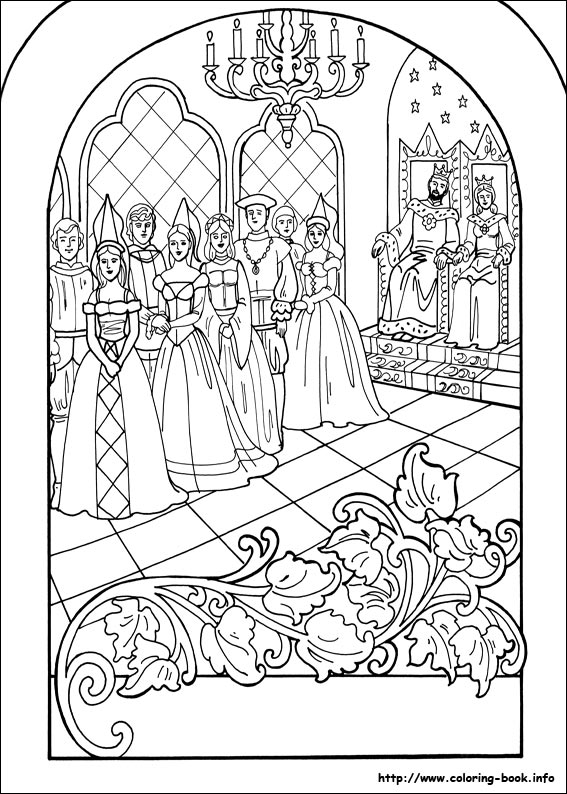 Princess Leonora coloring picture