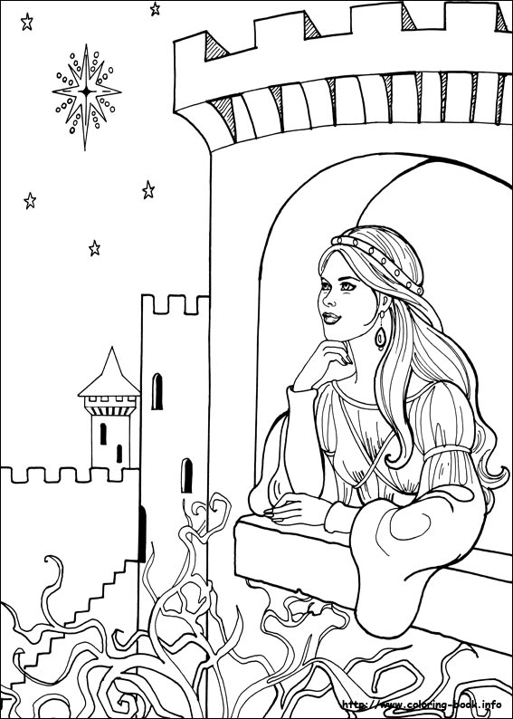 Princess Leonora coloring picture