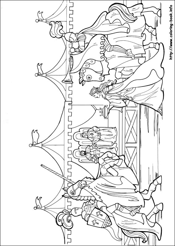 Princess Leonora coloring picture