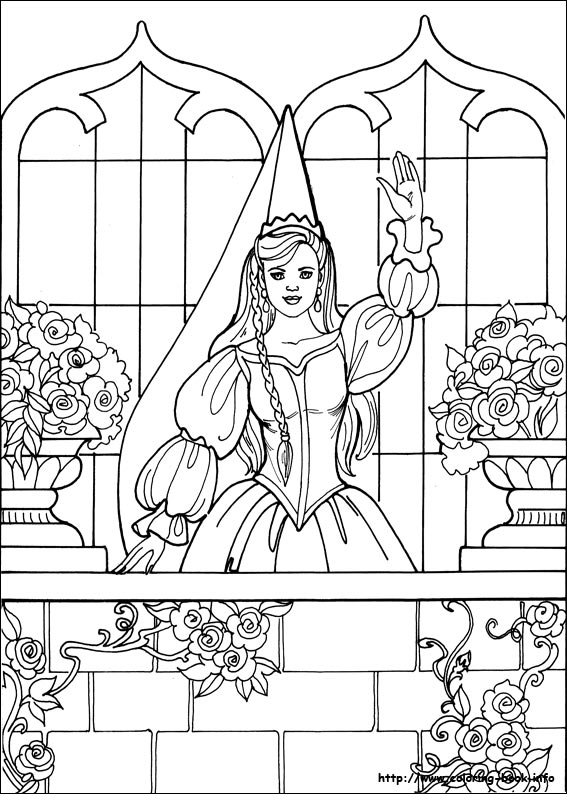 Princess Leonora coloring picture