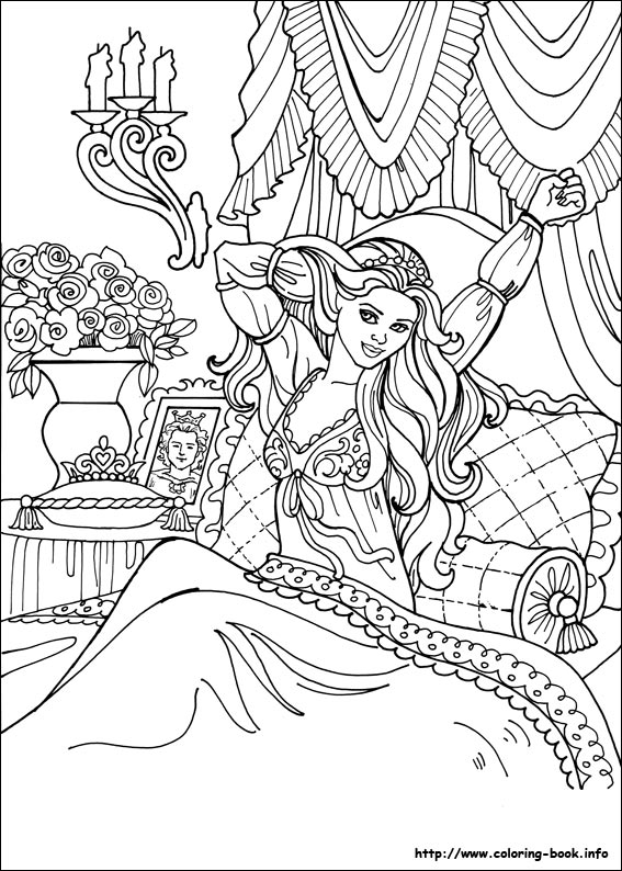 Princess Leonora coloring picture